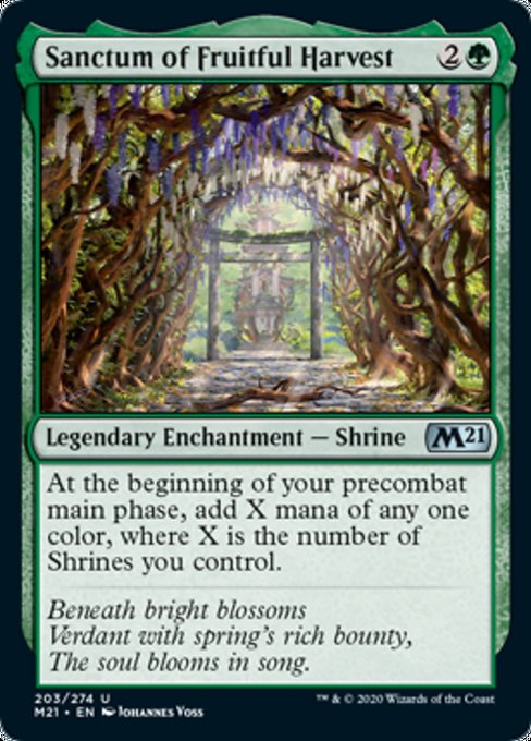 Sanctum of Fruitful Harvest [Core Set 2021] | Eastridge Sports Cards & Games