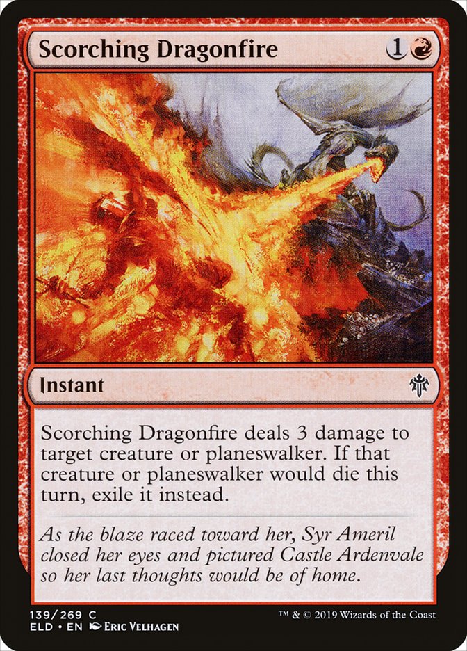 Scorching Dragonfire [Throne of Eldraine] | Eastridge Sports Cards & Games