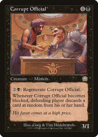 Corrupt Official [Mercadian Masques] | Eastridge Sports Cards & Games