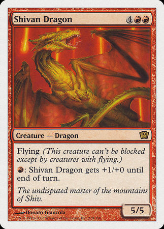 Shivan Dragon [Ninth Edition] | Eastridge Sports Cards & Games