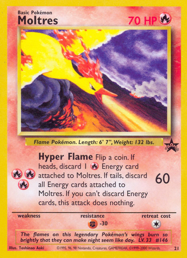 Moltres (21) [Wizards of the Coast: Black Star Promos] | Eastridge Sports Cards & Games