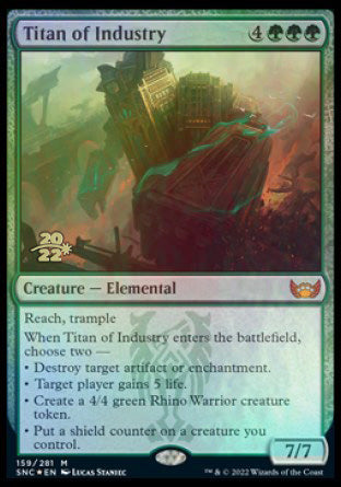 Titan of Industry [Streets of New Capenna Prerelease Promos] | Eastridge Sports Cards & Games