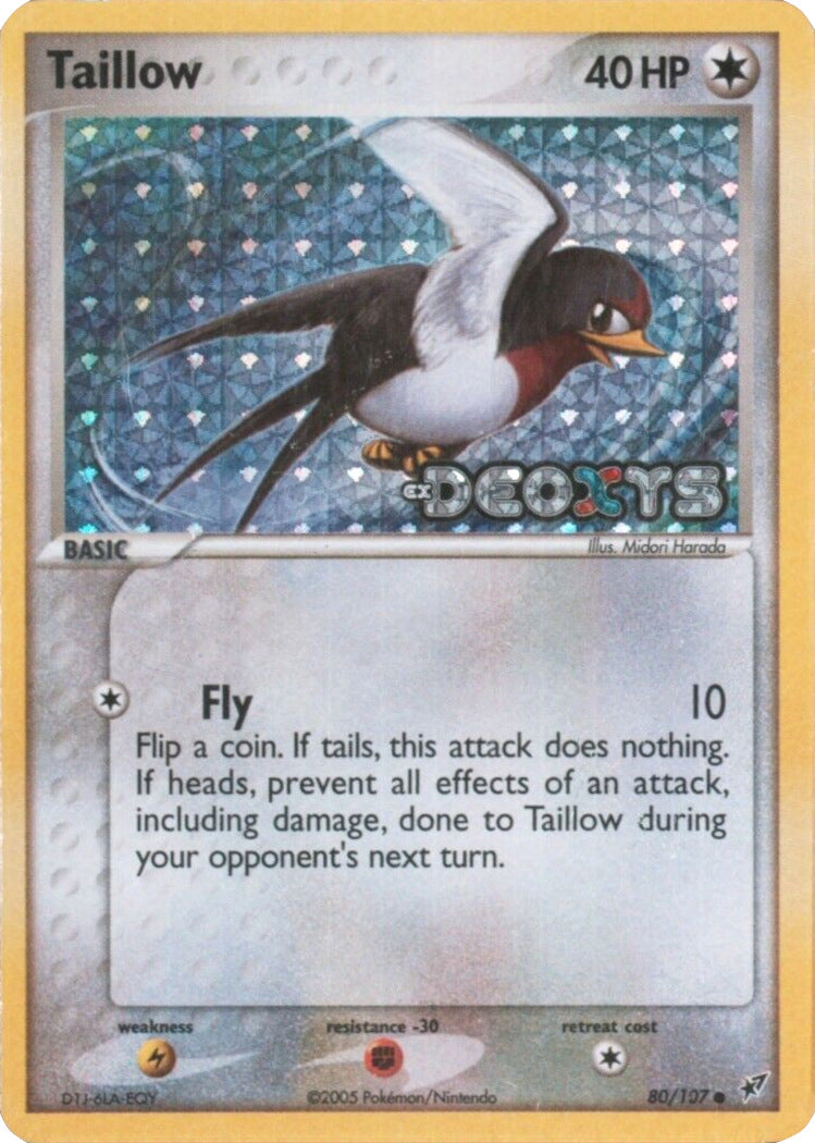 Taillow (80/107) (Stamped) [EX: Deoxys] | Eastridge Sports Cards & Games