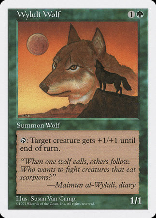 Wyluli Wolf [Fifth Edition] | Eastridge Sports Cards & Games