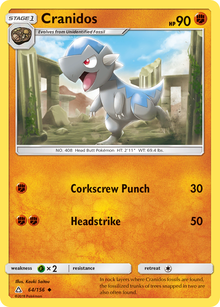 Cranidos (64/156) [Sun & Moon: Ultra Prism] | Eastridge Sports Cards & Games