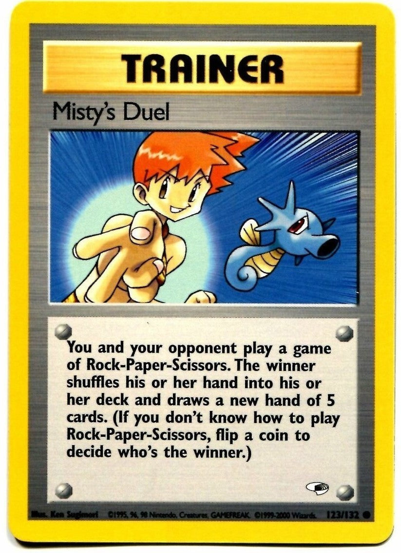 Misty's Duel (123/132) [Gym Heroes Unlimited] | Eastridge Sports Cards & Games