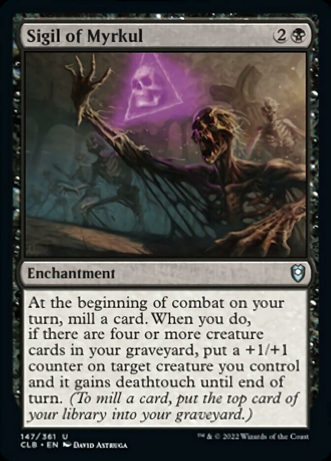 Sigil of Myrkul [Commander Legends: Battle for Baldur's Gate] | Eastridge Sports Cards & Games