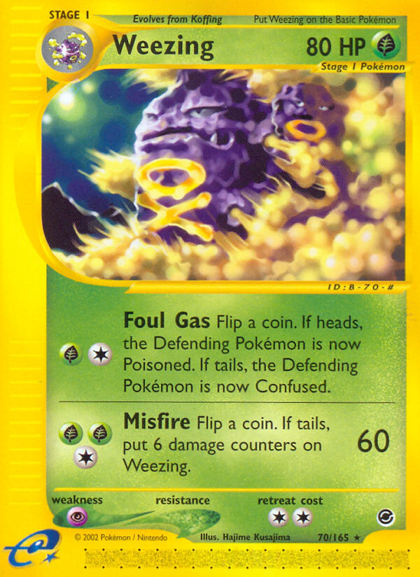 Weezing (70/165) [Expedition: Base Set] | Eastridge Sports Cards & Games