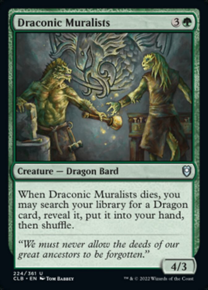 Draconic Muralists [Commander Legends: Battle for Baldur's Gate] | Eastridge Sports Cards & Games