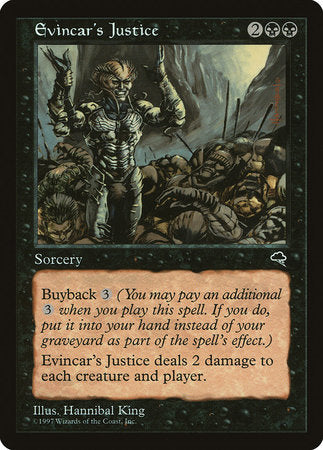 Evincar's Justice [Tempest] | Eastridge Sports Cards & Games