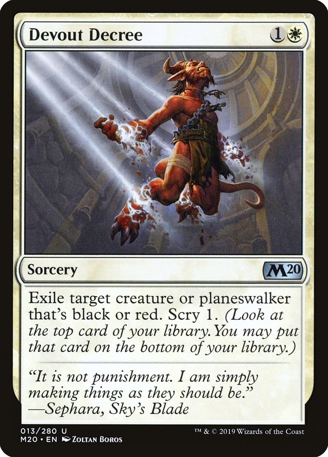 Devout Decree [Core Set 2020] | Eastridge Sports Cards & Games