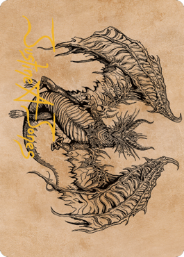 Ganax, Astral Hunter Art Card (Gold-Stamped Signature) [Commander Legends: Battle for Baldur's Gate Art Series] | Eastridge Sports Cards & Games