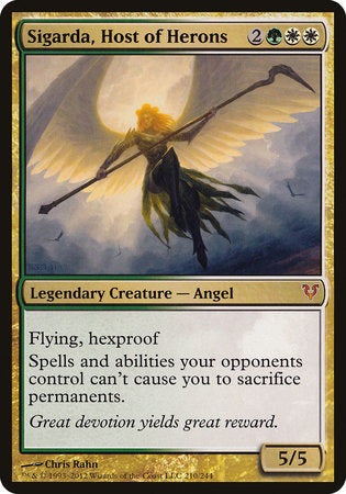 Sigarda, Host of Herons (Oversized) [Open the Helvault] | Eastridge Sports Cards & Games