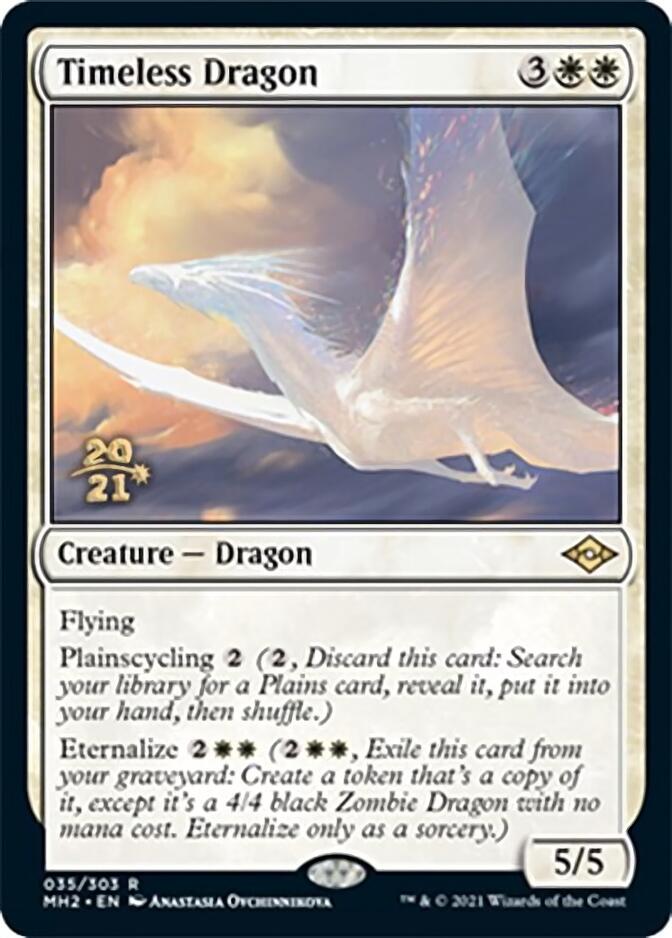 Timeless Dragon [Modern Horizons 2 Prerelease Promos] | Eastridge Sports Cards & Games