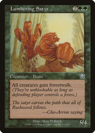 Lumbering Satyr [Mercadian Masques] | Eastridge Sports Cards & Games