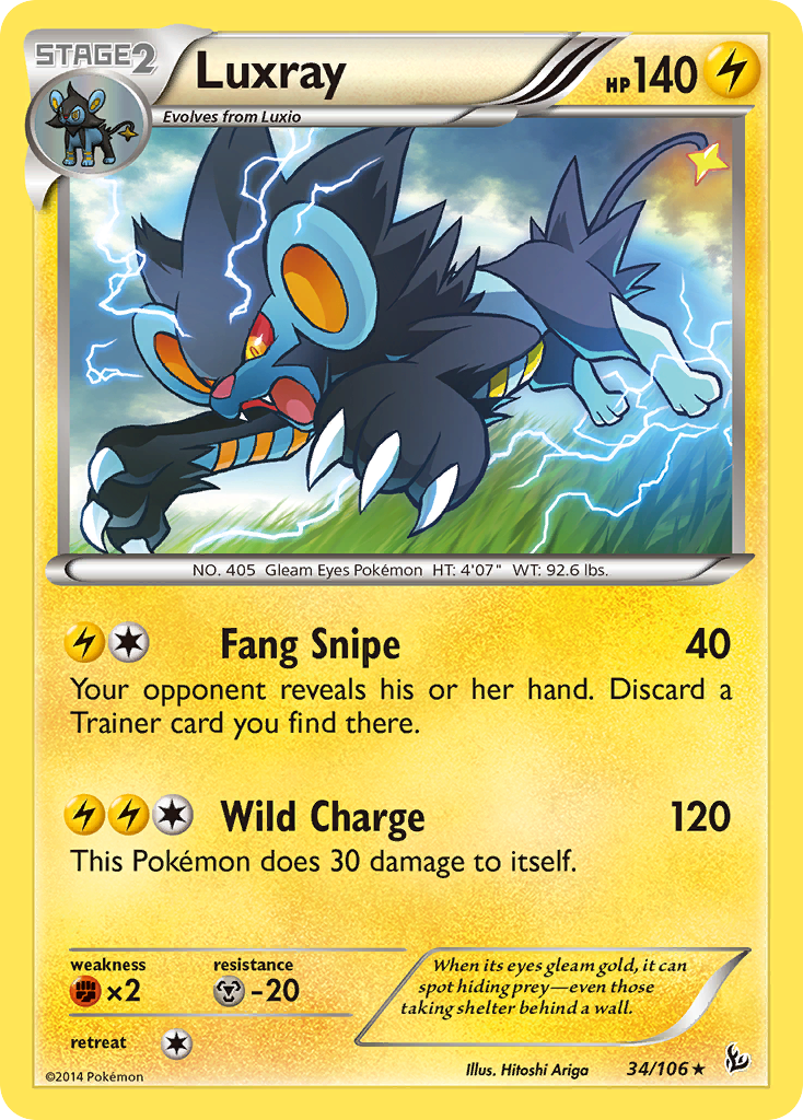 Luxray (34/106) [XY: Flashfire] | Eastridge Sports Cards & Games