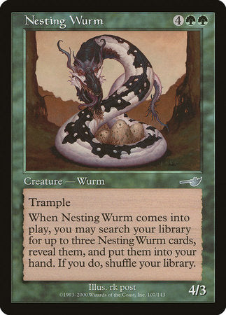 Nesting Wurm [Nemesis] | Eastridge Sports Cards & Games