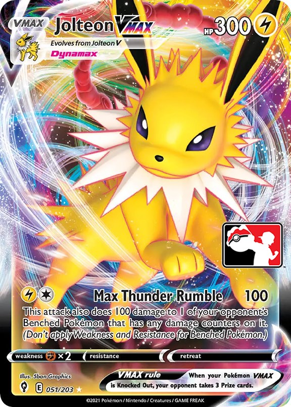 Jolteon VMAX (051/203) [Prize Pack Series One] | Eastridge Sports Cards & Games