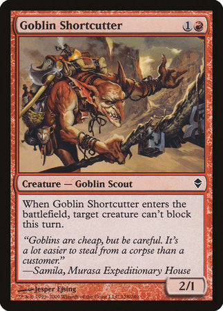 Goblin Shortcutter [Zendikar] | Eastridge Sports Cards & Games