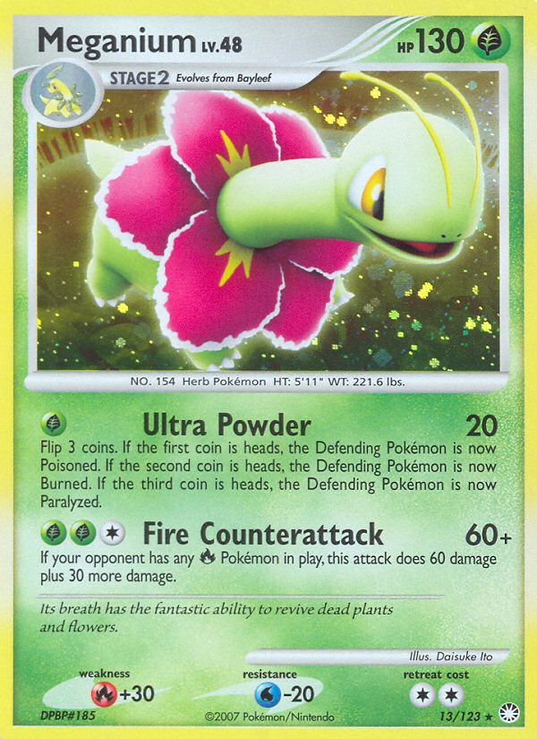 Meganium (13/123) [Diamond & Pearl: Mysterious Treasures] | Eastridge Sports Cards & Games