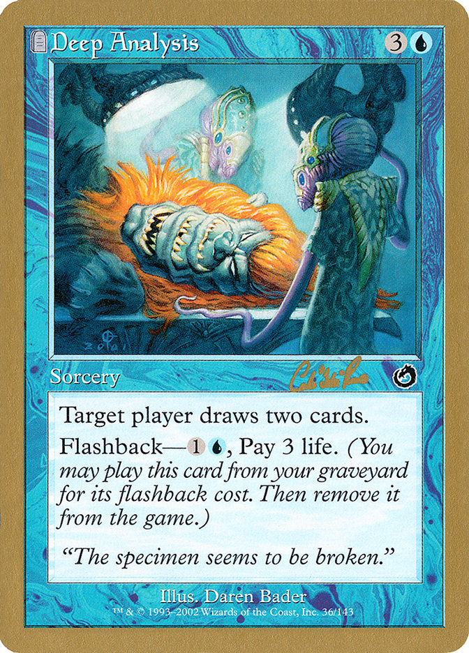 Deep Analysis (Carlos Romao) [World Championship Decks 2002] | Eastridge Sports Cards & Games