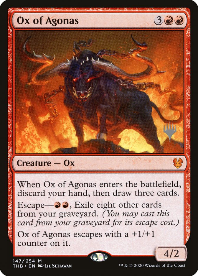 Ox of Agonas (Promo Pack) [Theros Beyond Death Promos] | Eastridge Sports Cards & Games
