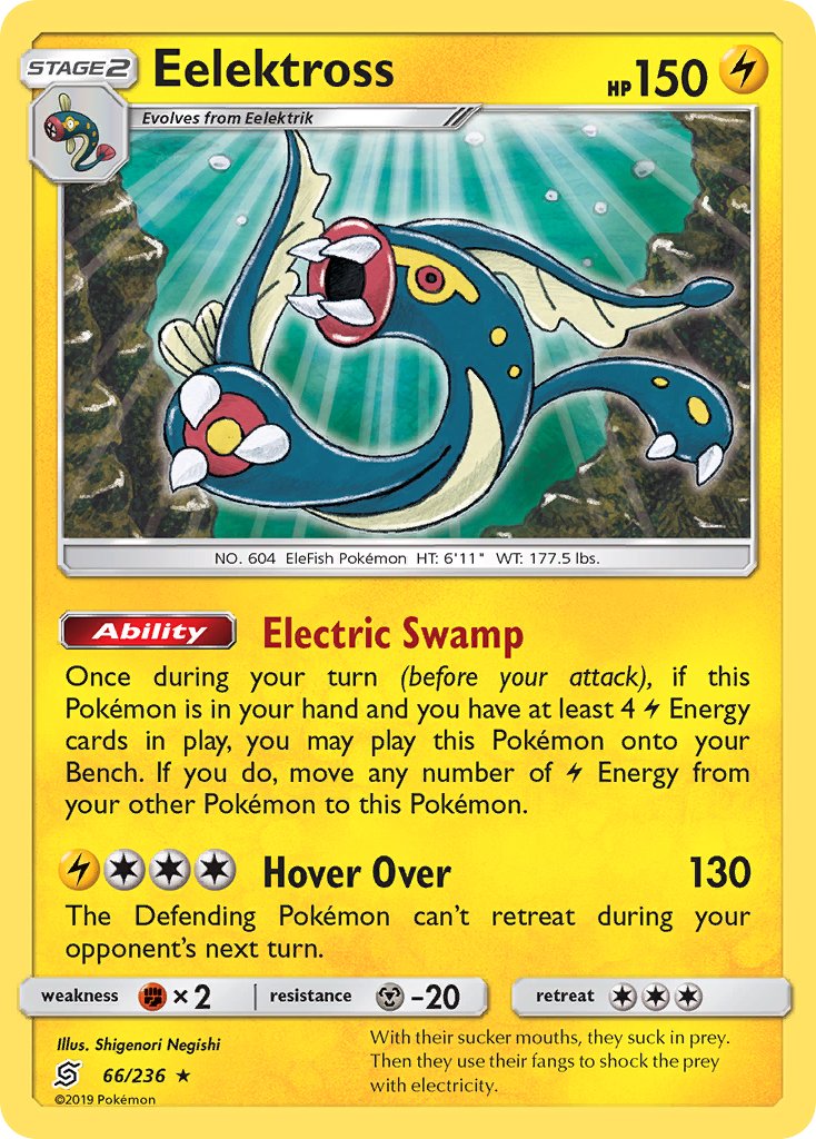 Eelektross (66/236) (Theme Deck Exclusive) [Sun & Moon: Unified Minds] | Eastridge Sports Cards & Games