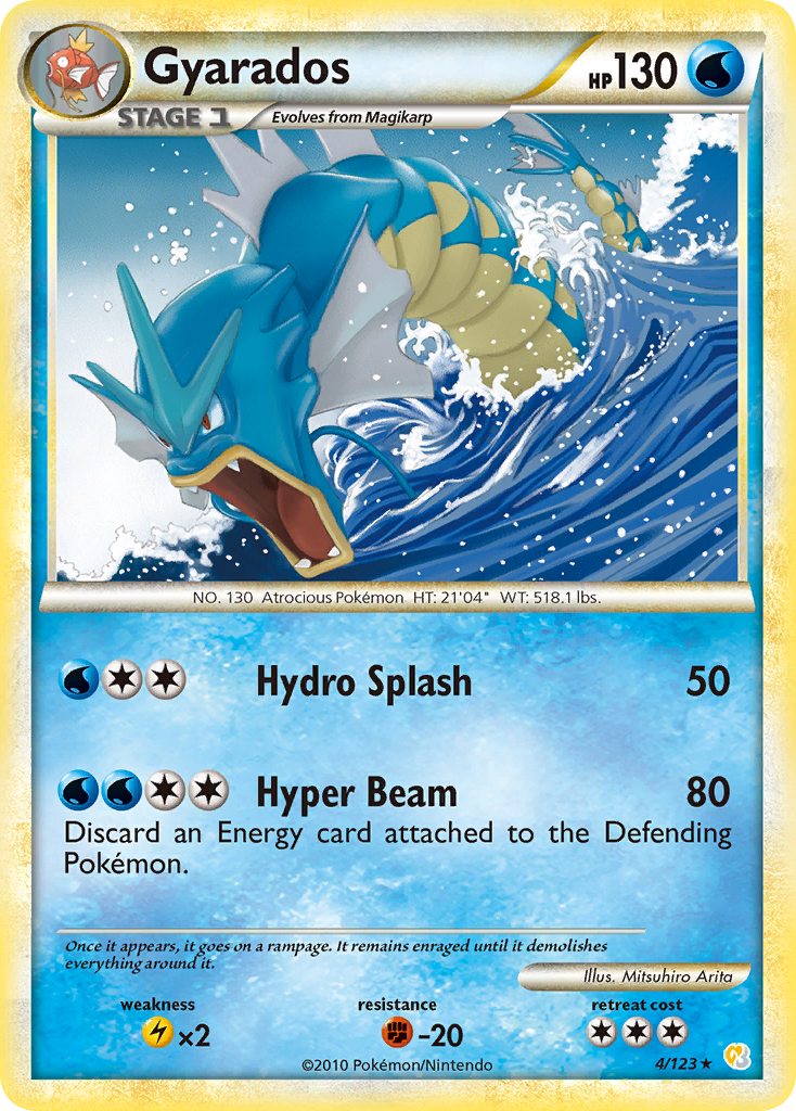 Gyarados (4/123) [HeartGold & SoulSilver: Base Set] | Eastridge Sports Cards & Games