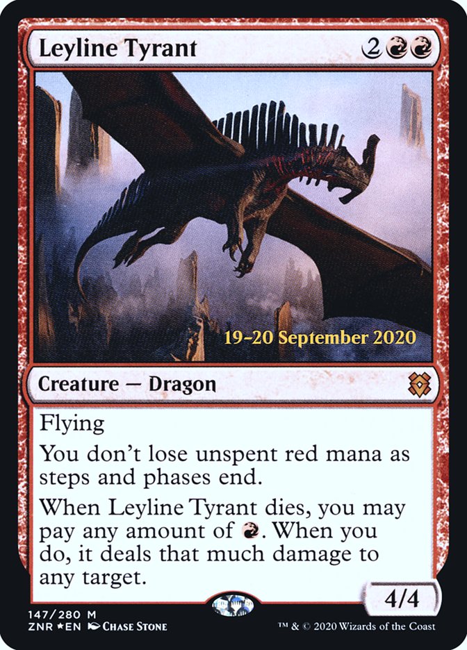 Leyline Tyrant  [Zendikar Rising Prerelease Promos] | Eastridge Sports Cards & Games