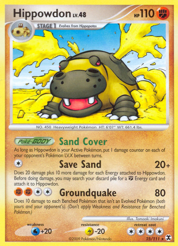 Hippowdon (25/111) [Platinum: Rising Rivals] | Eastridge Sports Cards & Games