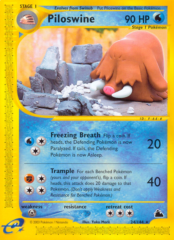 Piloswine (24/144) [Skyridge] | Eastridge Sports Cards & Games
