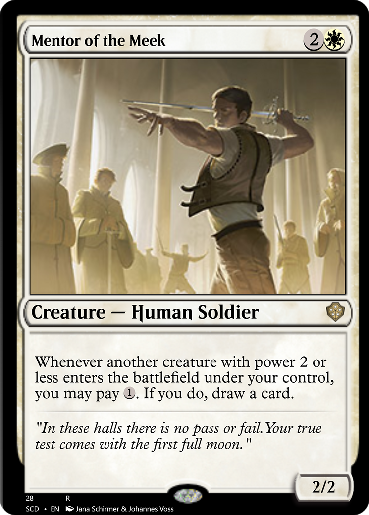 Mentor of the Meek [Starter Commander Decks] | Eastridge Sports Cards & Games