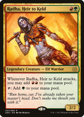 Radha, Heir to Keld [Duel Decks: Mind vs. Might] | Eastridge Sports Cards & Games