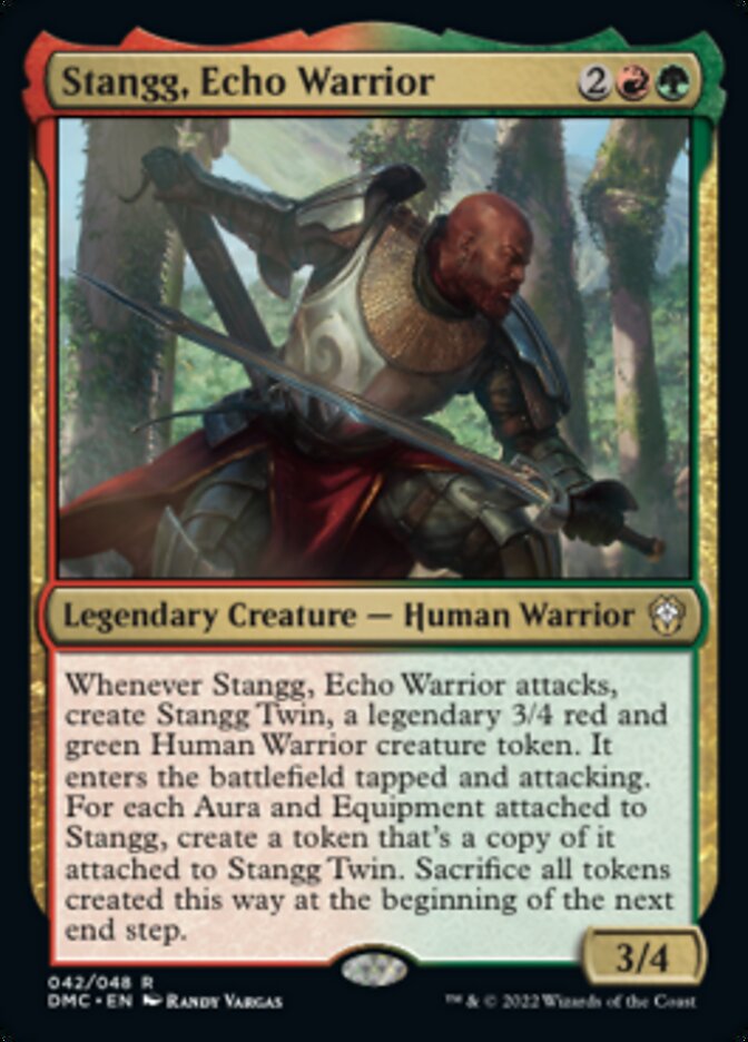Stangg, Echo Warrior [Dominaria United Commander] | Eastridge Sports Cards & Games