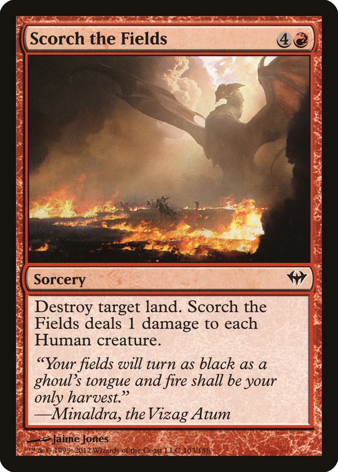 Scorch the Fields [Dark Ascension] | Eastridge Sports Cards & Games