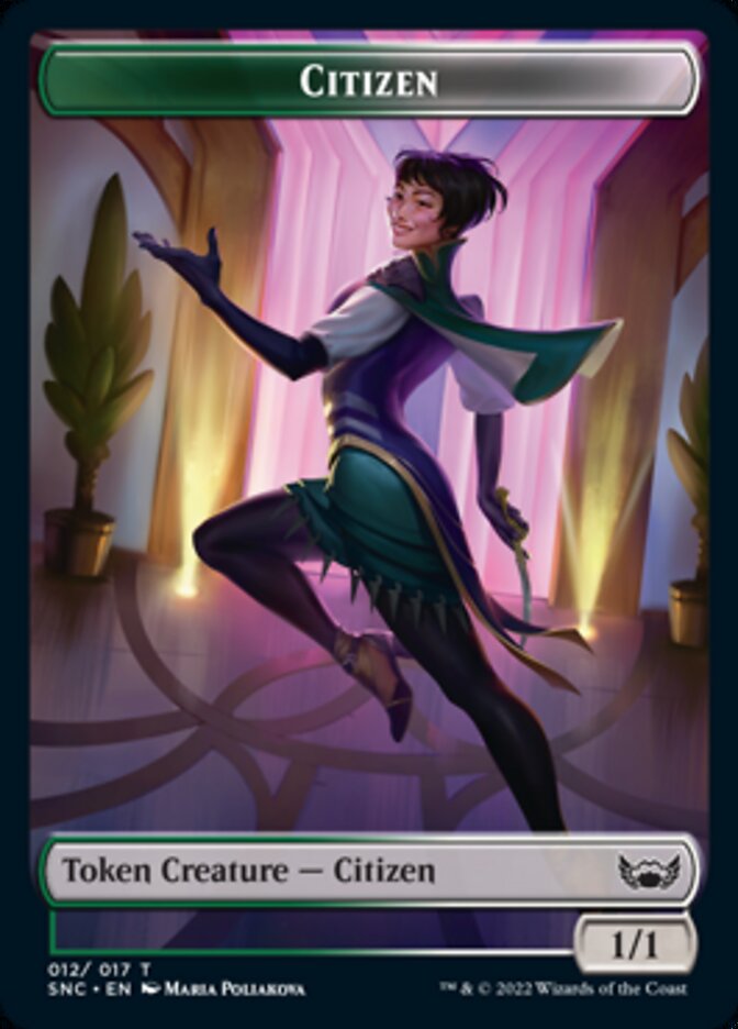 Cat // Citizen Double-sided Token [Streets of New Capenna Tokens] | Eastridge Sports Cards & Games