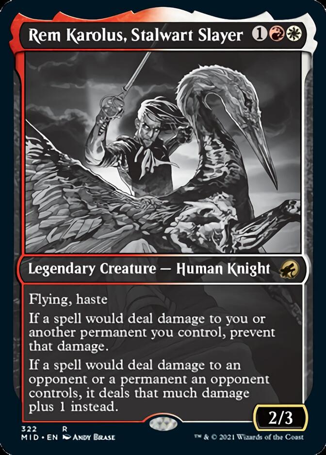 Rem Karolus, Stalwart Slayer (Showcase Eternal Night) [Innistrad: Midnight Hunt] | Eastridge Sports Cards & Games
