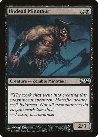 Undead Minotaur [Magic 2014] | Eastridge Sports Cards & Games