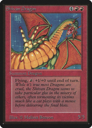 Shivan Dragon [Limited Edition Beta] | Eastridge Sports Cards & Games