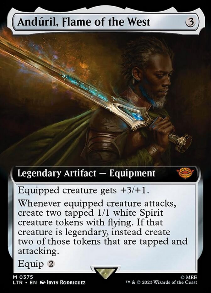Anduril, Flame of the West (Extended Art) [The Lord of the Rings: Tales of Middle-Earth] | Eastridge Sports Cards & Games