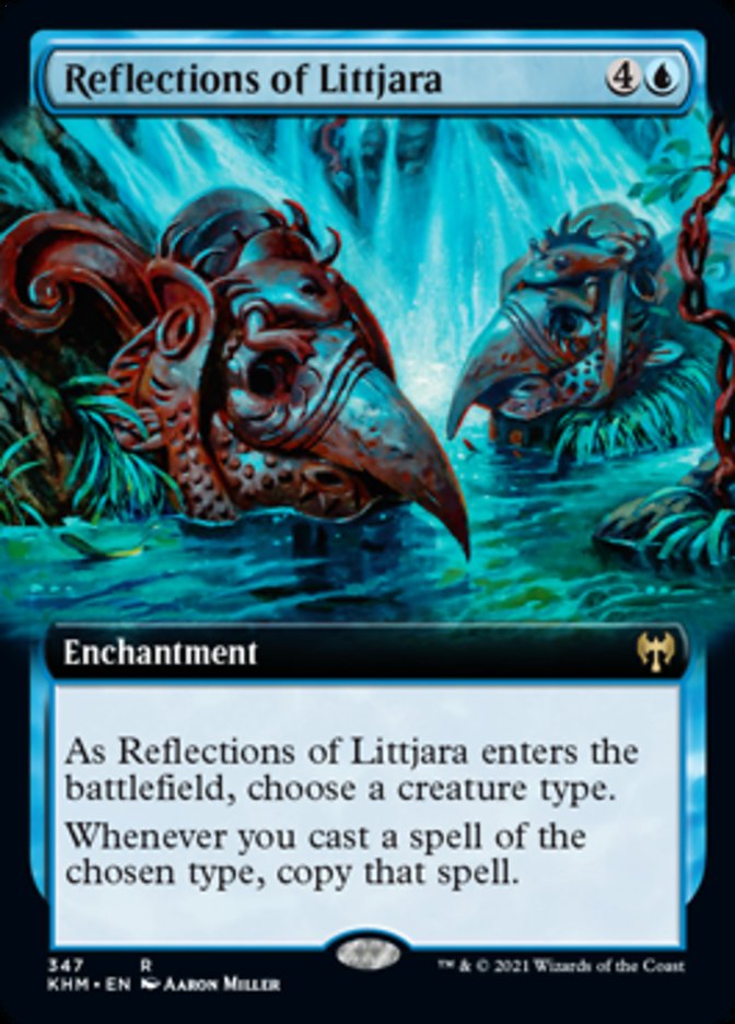 Reflections of Littjara (Extended Art) [Kaldheim] | Eastridge Sports Cards & Games