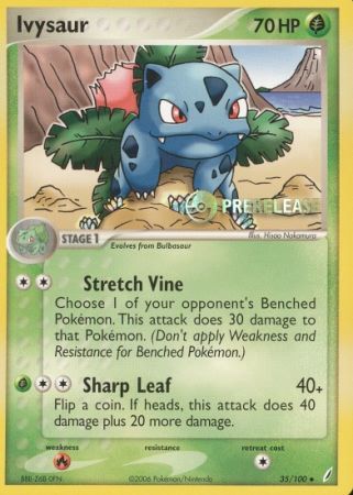 Ivysaur (35/100) (Prerelease Promo) [Nintendo: Black Star Promos] | Eastridge Sports Cards & Games