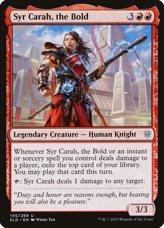 Syr Carah, the Bold [Throne of Eldraine] | Eastridge Sports Cards & Games