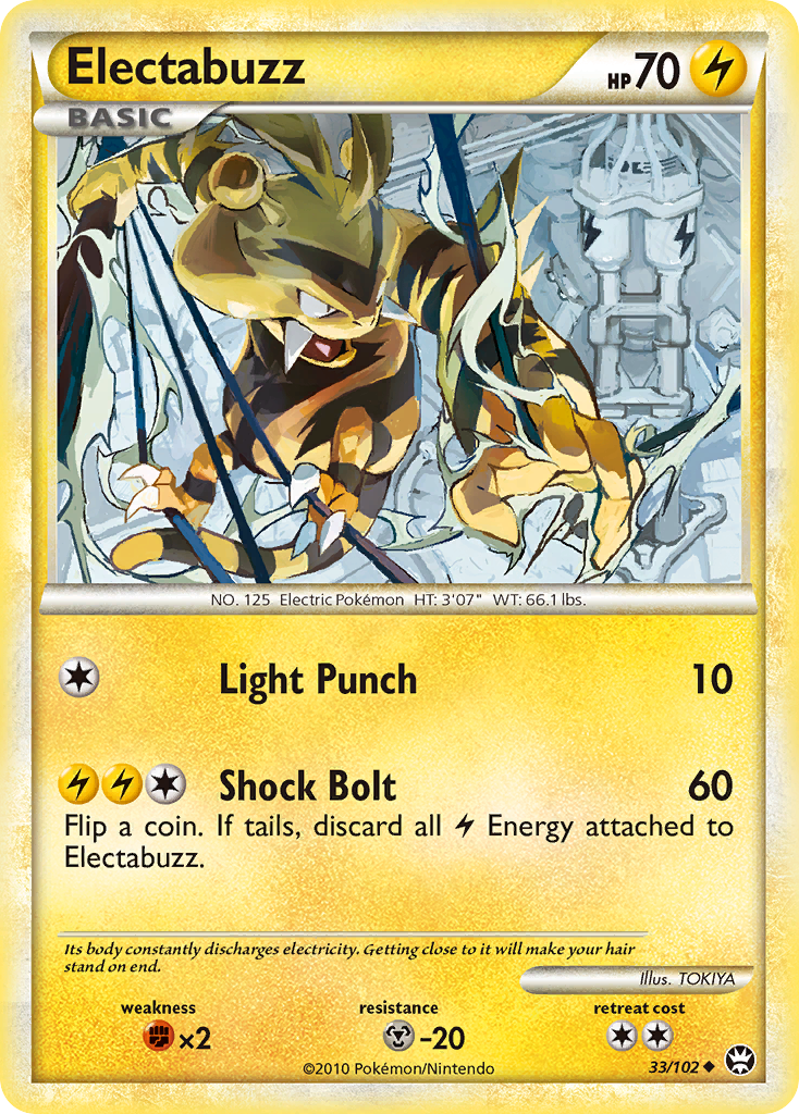Electabuzz (33/102) [HeartGold & SoulSilver: Triumphant] | Eastridge Sports Cards & Games