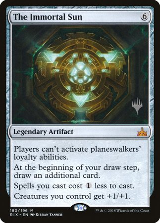 The Immortal Sun [Rivals of Ixalan Promos] | Eastridge Sports Cards & Games