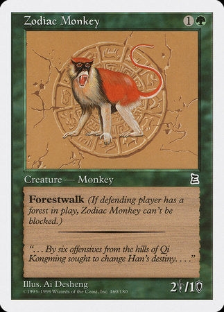 Zodiac Monkey [Portal Three Kingdoms] | Eastridge Sports Cards & Games