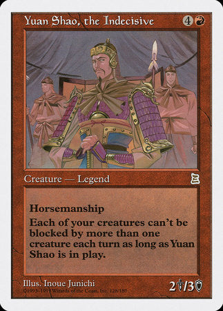 Yuan Shao, the Indecisive [Portal Three Kingdoms] | Eastridge Sports Cards & Games