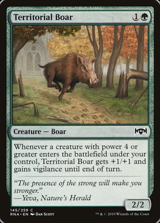 Territorial Boar [Ravnica Allegiance] | Eastridge Sports Cards & Games