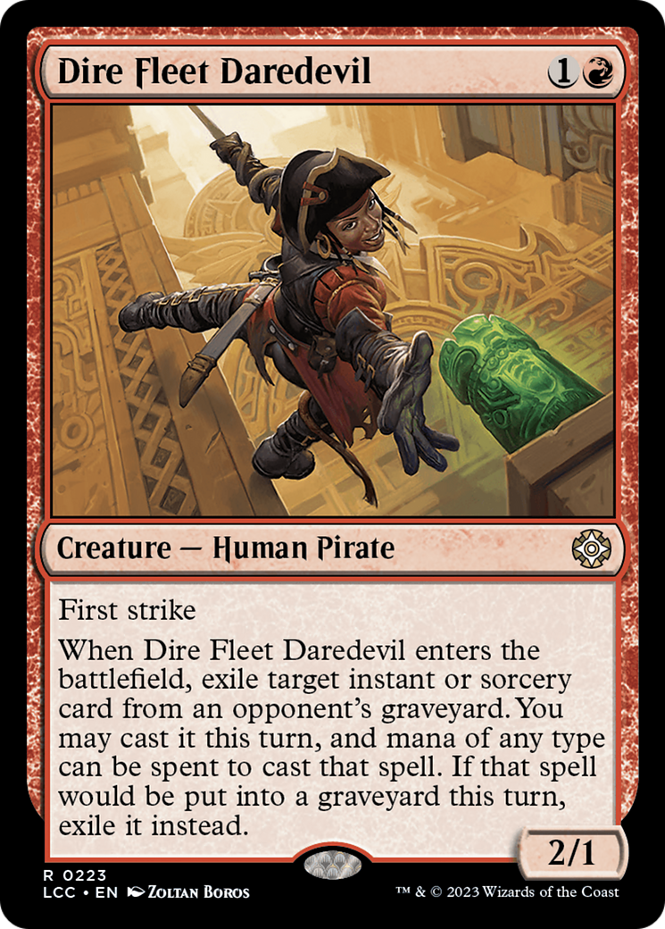 Dire Fleet Daredevil [The Lost Caverns of Ixalan Commander] | Eastridge Sports Cards & Games