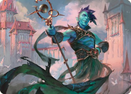 Haughty Djinn Art Card [Dominaria United Art Series] | Eastridge Sports Cards & Games
